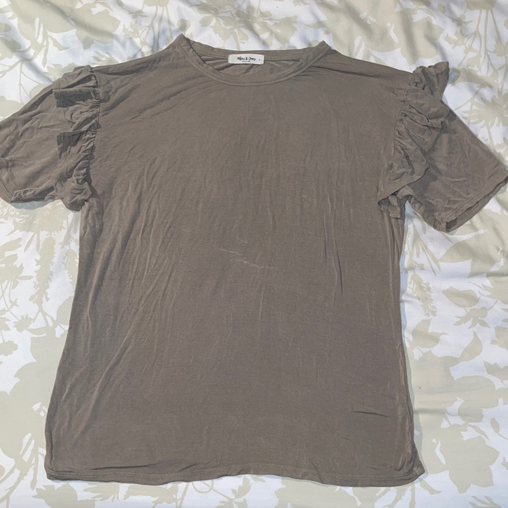 Tan blouse